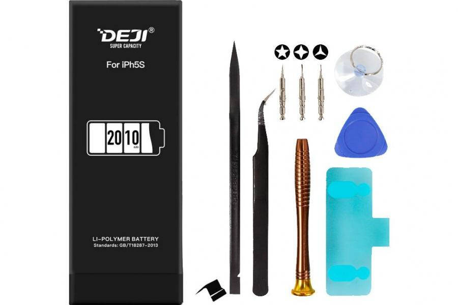 

Усиленный аккумулятор DEJI (2010 mAh) для Apple iPhone 5s + набор инструментов
