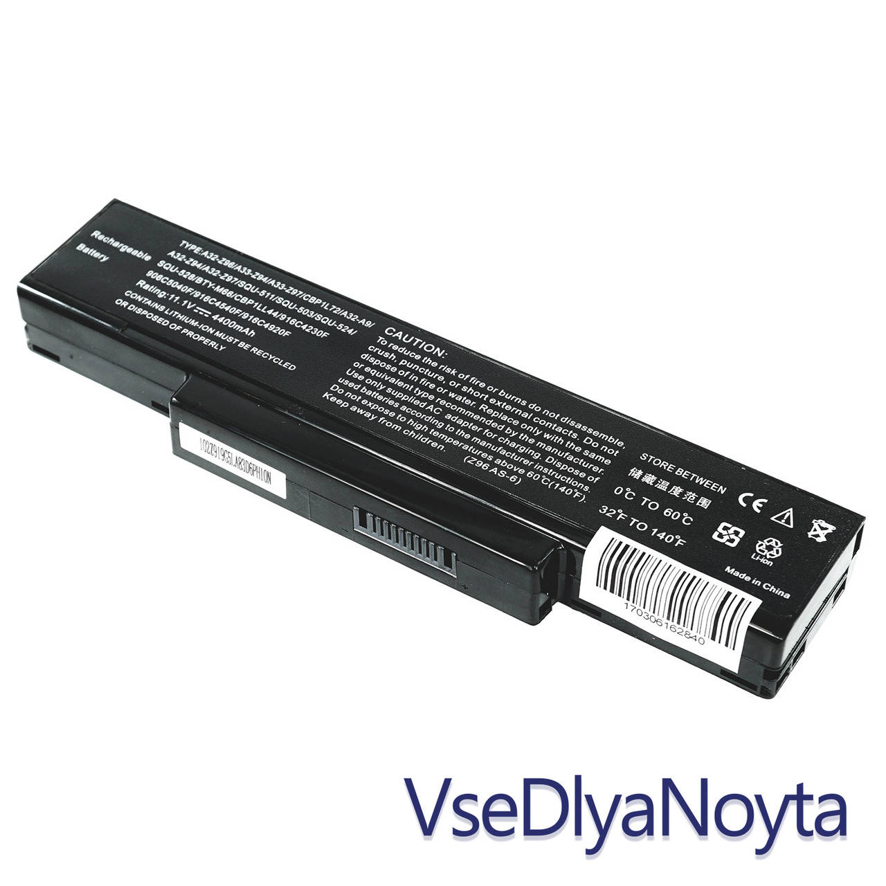 

Батарея для ноутбука MSI BTY-M66 (CR400, CR420, CX420, EX400, EX460) 11.1V 4400mAh Black, Черный