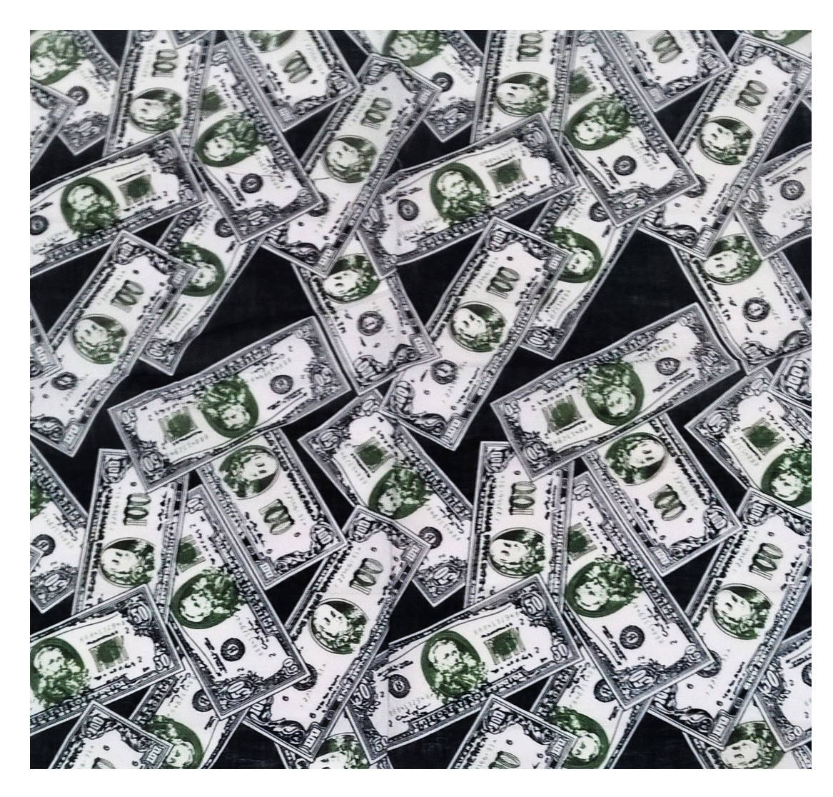 

Бандана хлопковая платок на шею на голову Доллар