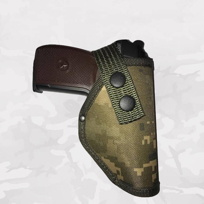 

Поясная кобура для пистолета Макарова, цифра, ткань Оксфорд (код 030)