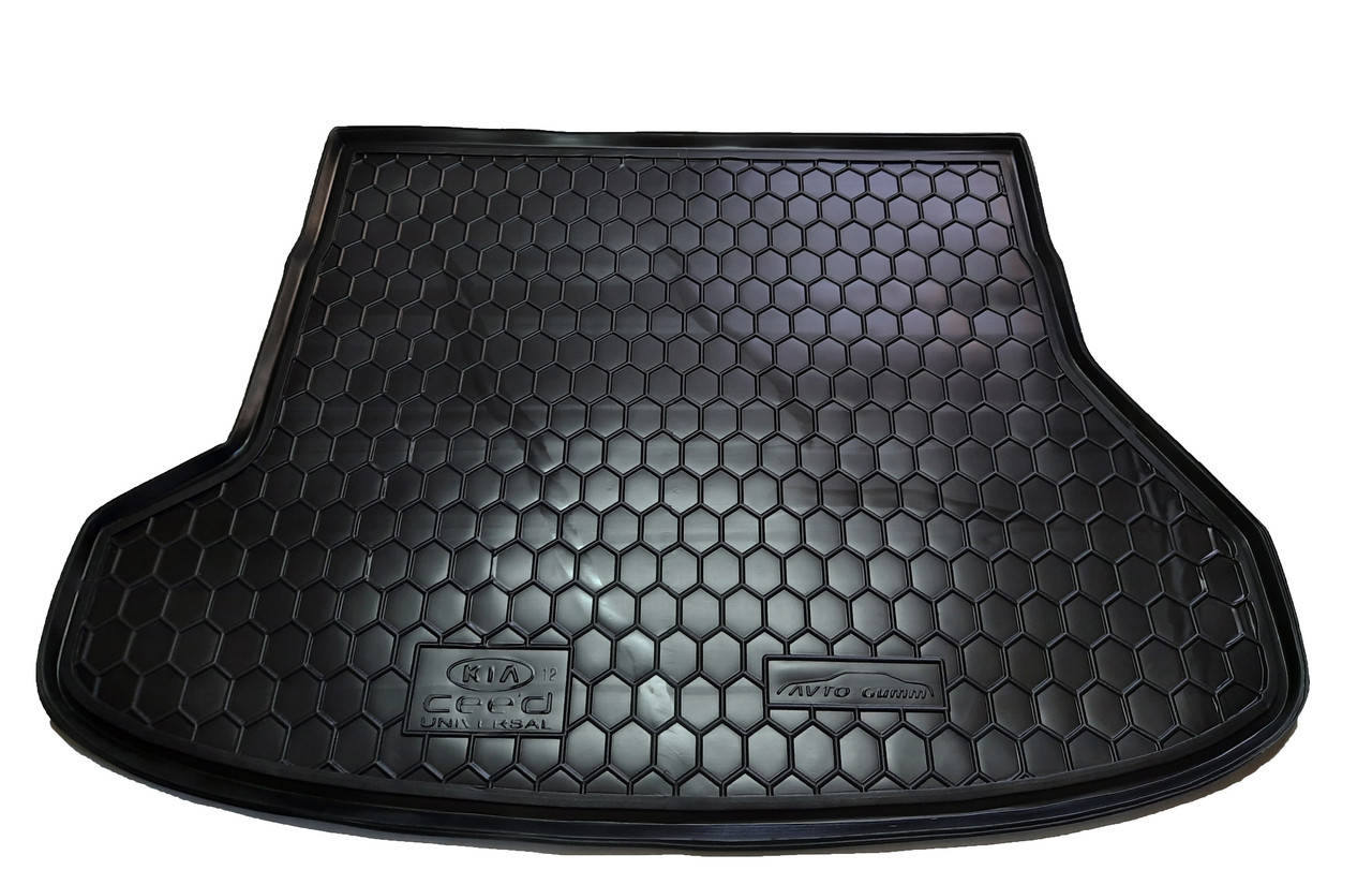 

Коврик в багажник Kia Ceed (Киа Сид) с 2012-2018 Универсал, Черный