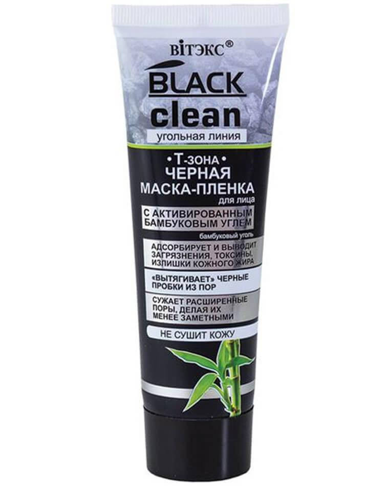 

«Т-зона» Черная маска-пленка с активированным бамбуковым углем Витэкс Black Clean