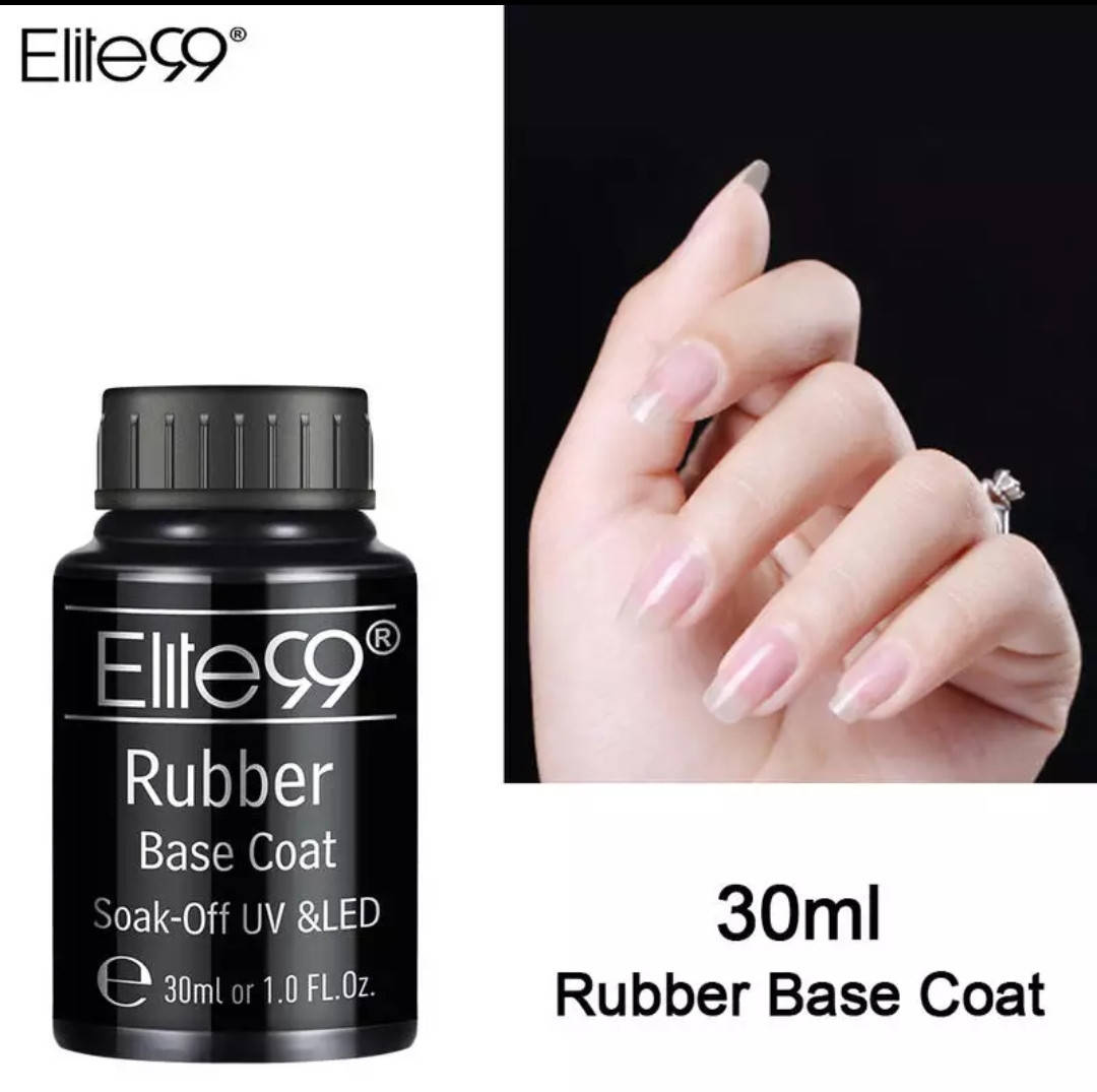 

Каучуковый База Elite99 (30 мл.) Базовое покрытие для гель лаков Rubber Coat