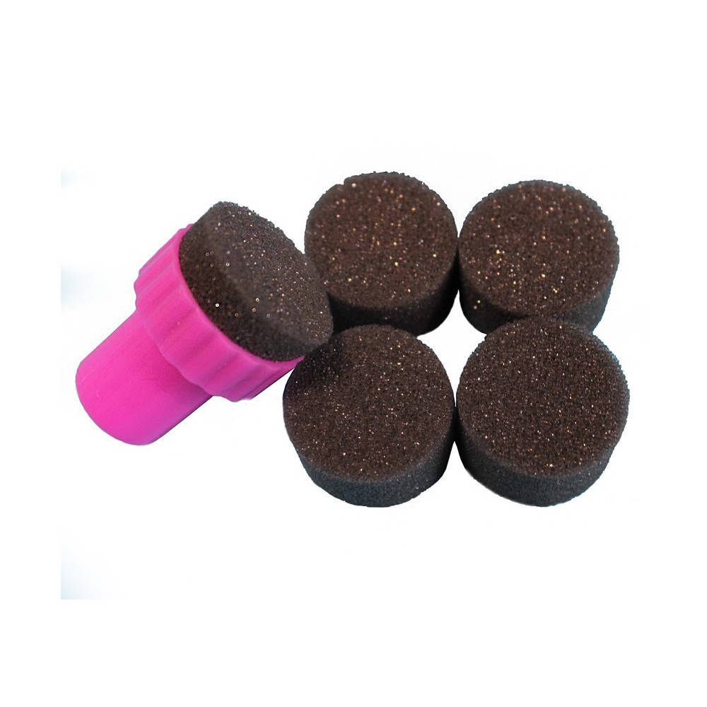 

Печать для омбре маникюра с малиновой ручкой + 4 запасные насадки.