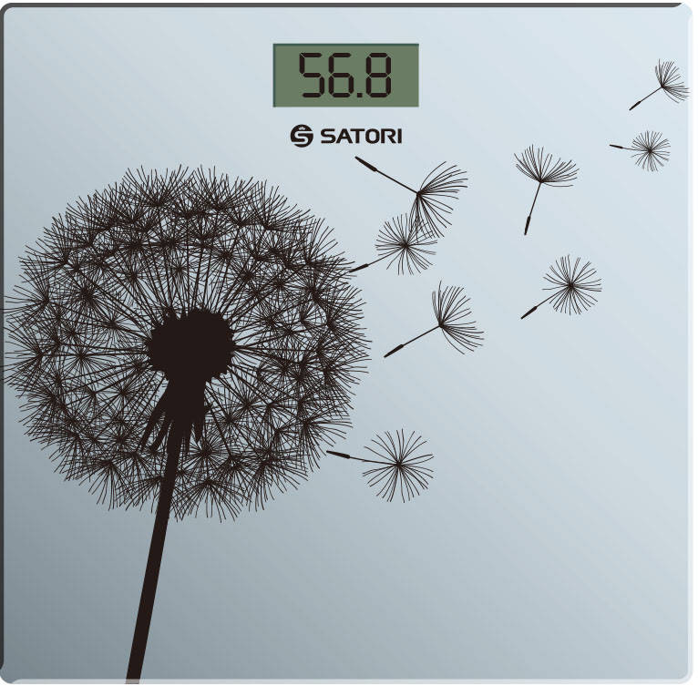 

Весы напольные электронные Satori SBS-262 180 кг Стеклянные Прямоугольные Серый/ Черный