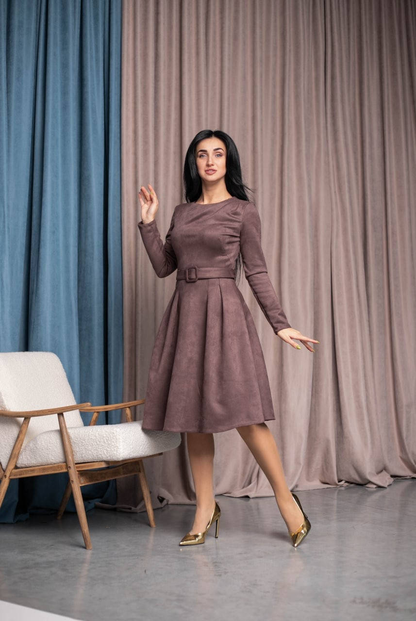 

Красивое платье "404", кэмел. Размеры 44,46,48,50,52,54