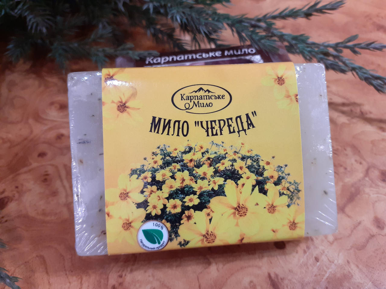 

Натуральне мило ручної роботи "Череда".