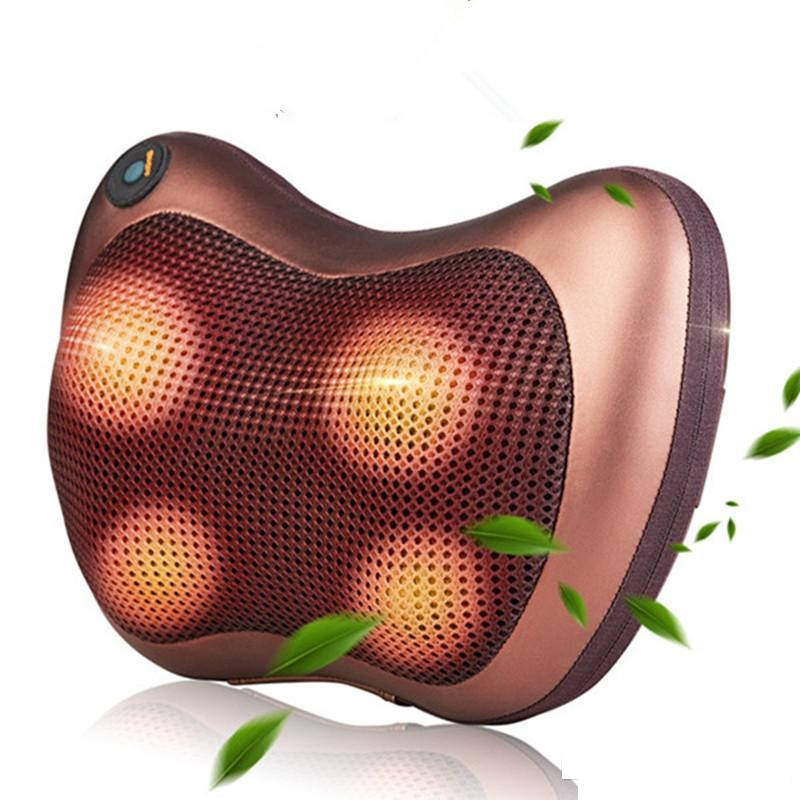 

Массажер-подушка для шеи и спины MASSAGE PILLOW с подогревом, одобренно