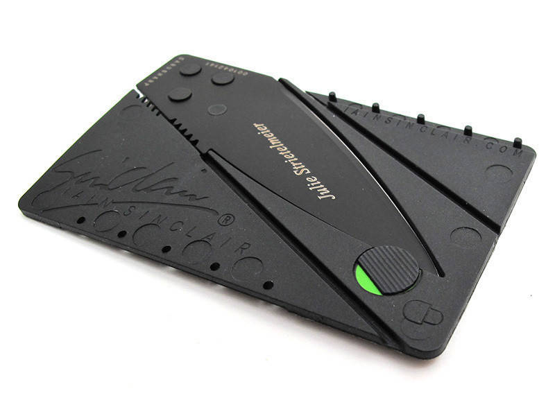 

Складной нож трансформер CardSharp 2 нож кредитка (Кард-шип)! Salee, Черный