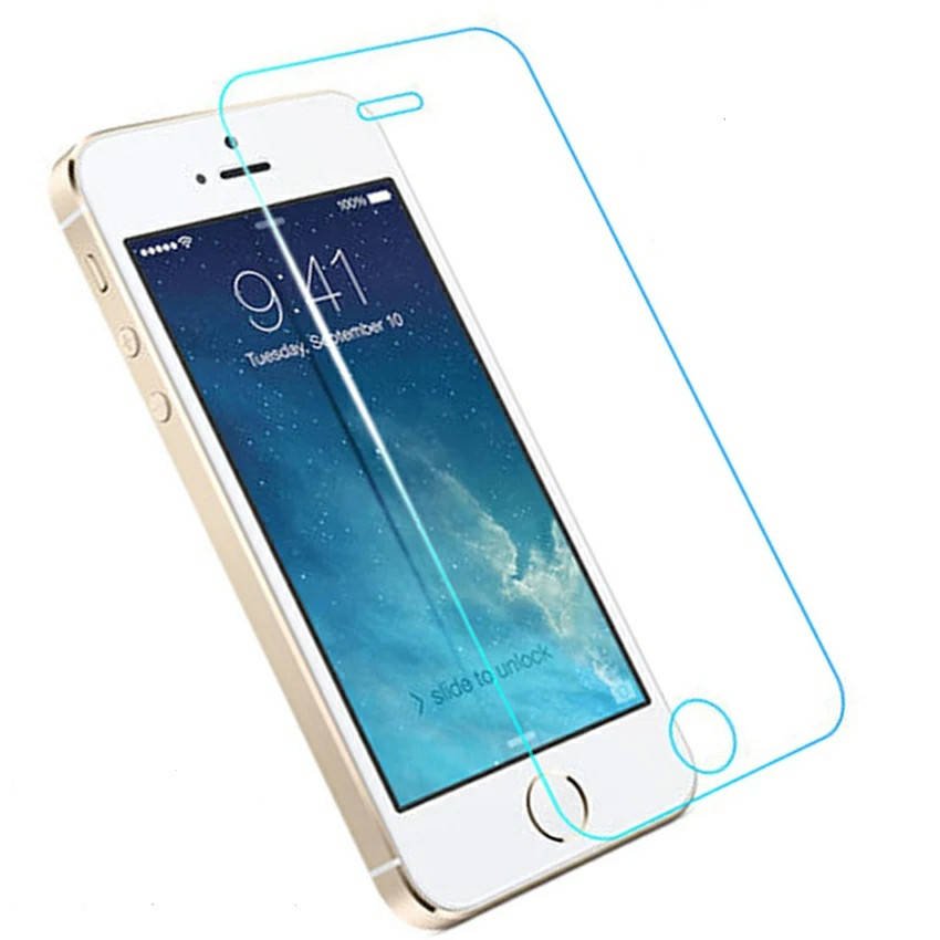 

Загартоване захисне скло на Iphone 5 100% покриття Прозоре