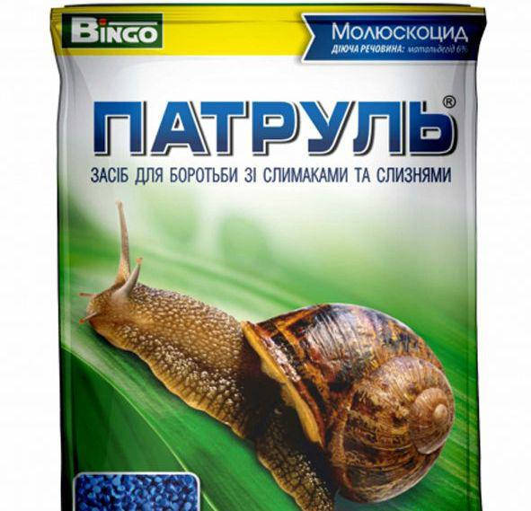 

Моллюскоцид Патруль 100 г — средство от слизней, улиток