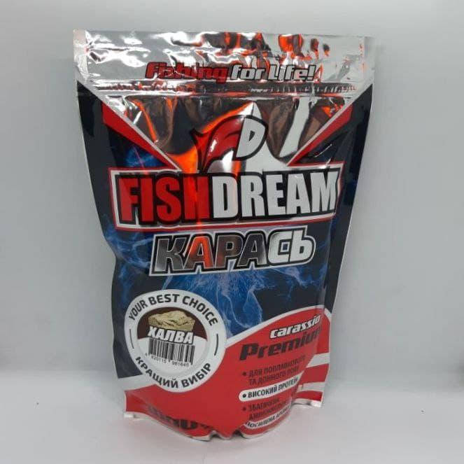 

Прикормка Fishdream Premium Карась халва 1 кг. Фишдрим премиум для рыбалки