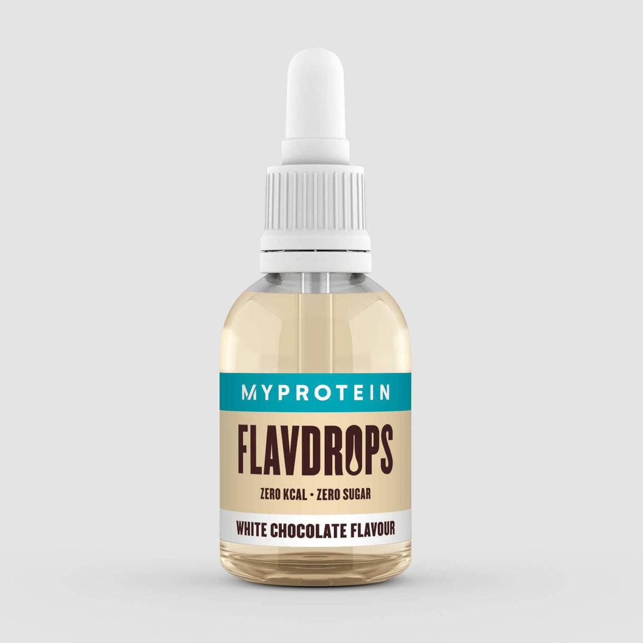 

Краплі FlavDrops Myprotein (рідкий цукрозамінник), 100 мл, зі смаком білий шоколад