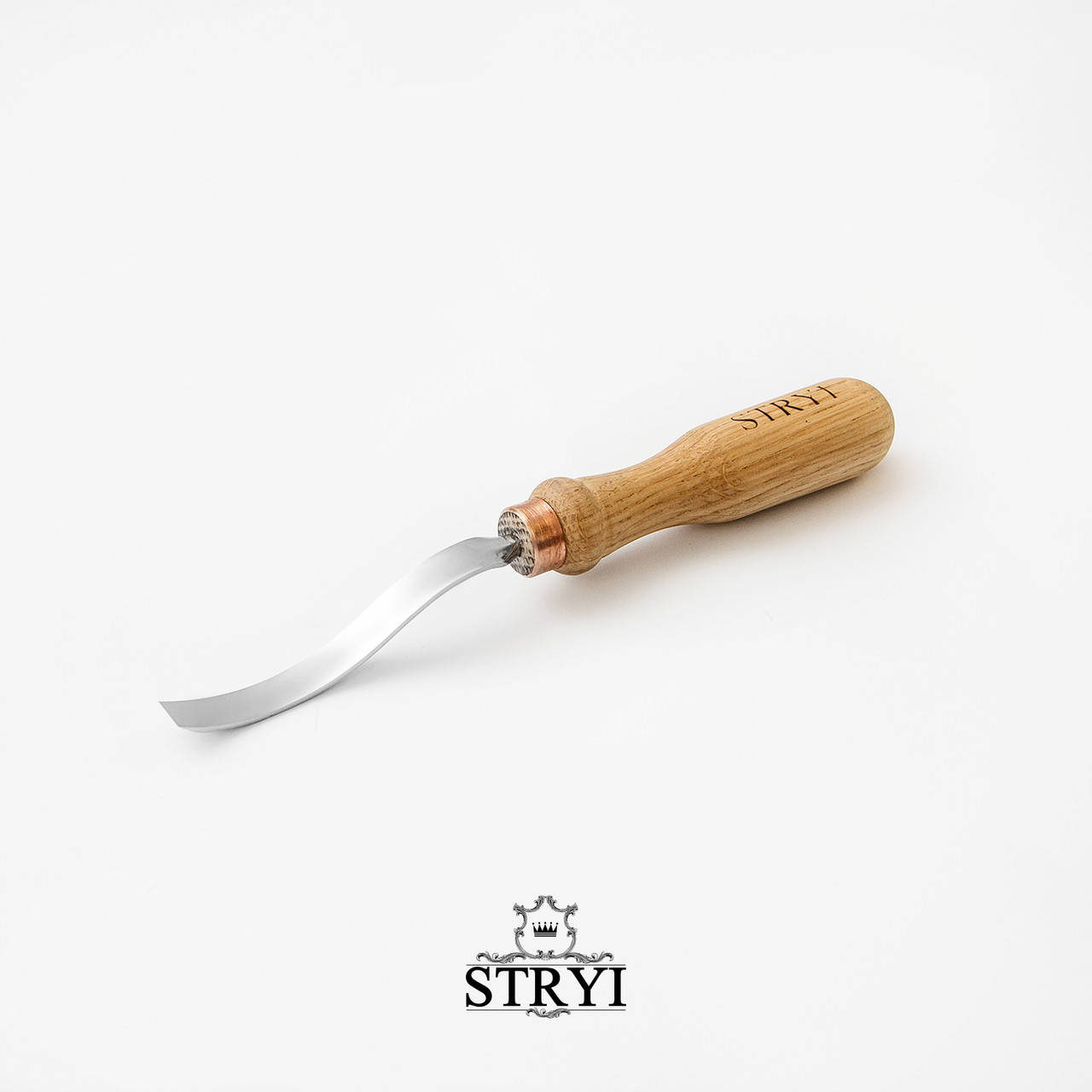 

Стамеска клюкарза плоская 10мм STRYI Profi для резьбы по дереву, арт. 110010