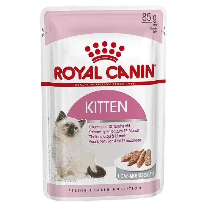 

Влажный корм для котят Royal Canin Kitten Loaf 85 г (домашняя птица)