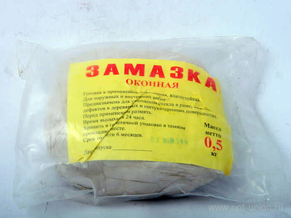 

Замазка оконная универсальная (t от -40 до +40) УКРАИНА, код 99-000