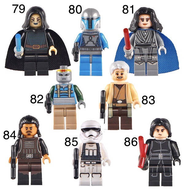 

Фигурки Star Wars звездные войны Кайло Рен,Тасу Лич,Баррисс Оффи,клон