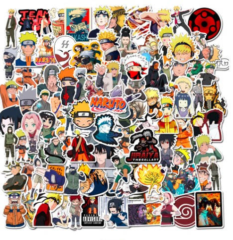 

Наклейки Наруто (Naruto) 50 штук набор
