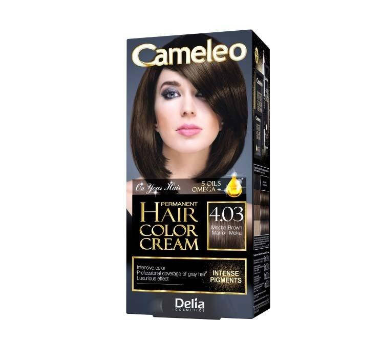 

Краска для волос CAMELEO OMEGA + 5 масел 4.03 Мокко