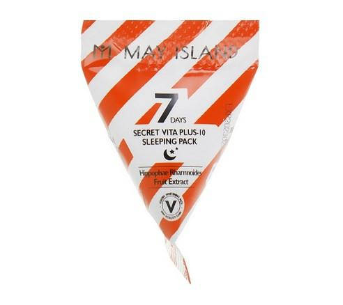 

Ночная маска для лица May Island 7 Days Secret Vita Plus-10 осветляющая 5 гр