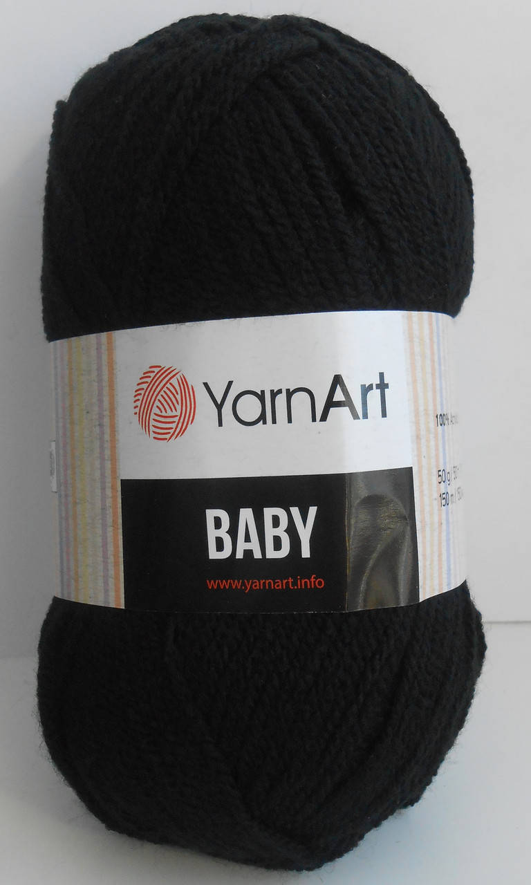 

Пряжа ЯрнАрт Беби ( YarnArt Beby ) №585, Черный