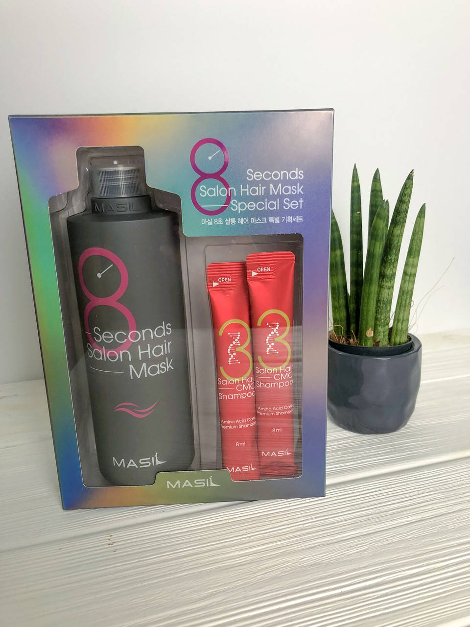 

Набор для ухода за волосами MASIL Salon Hair Mask Special Set 350 мл + 2 мл + 2 мл