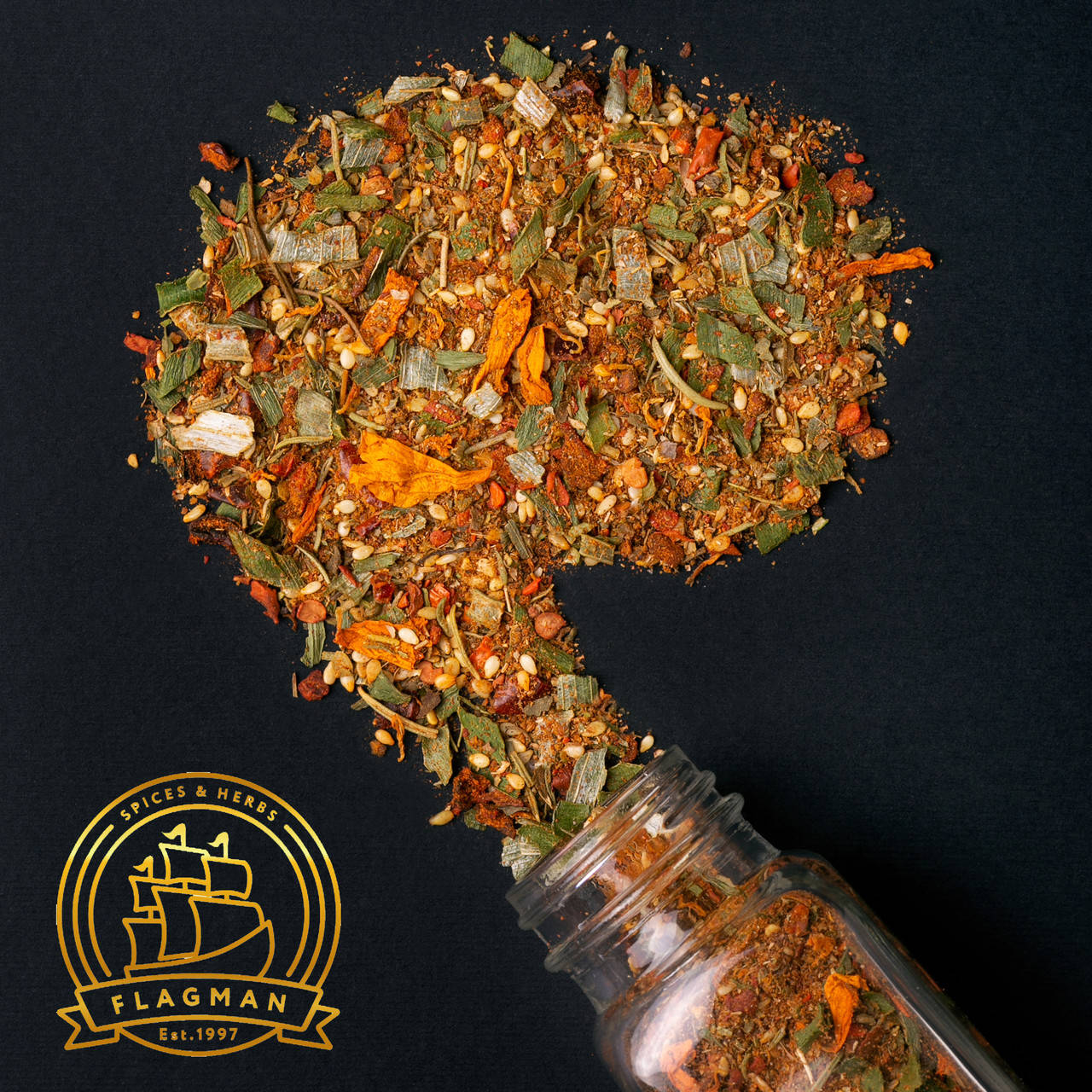 

Смесь "Салатная с шафраном и кунжутом"