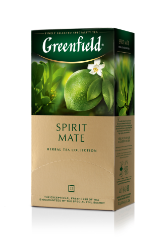 

Чай травяной матэ 1.5г*25*10, пакет, "Spirit Mate", GREENFIELD