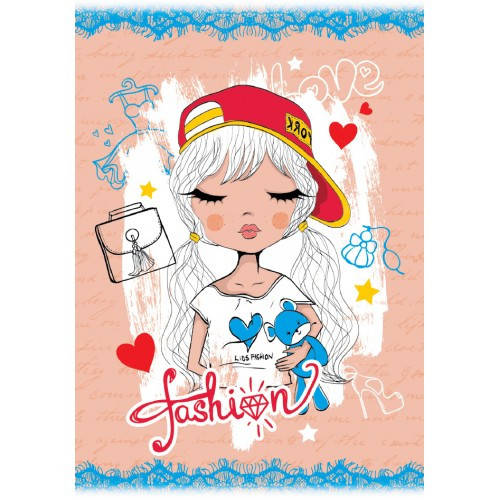 

Блокнот А6 32 арк Рюкзачок на скобі ЗК-16