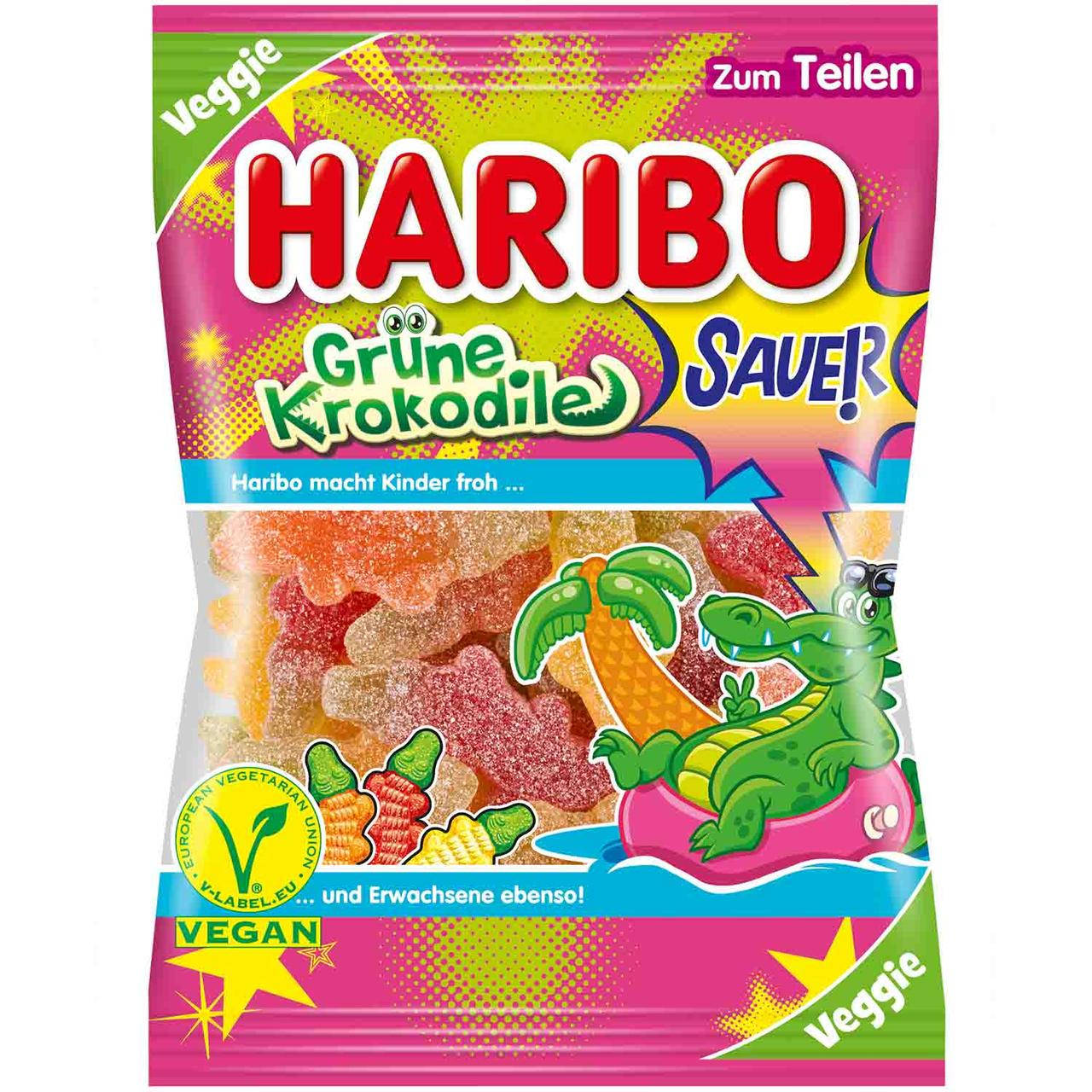 

Haribo Grune Krokodile Sauer 200g