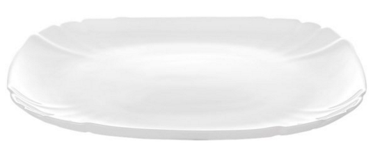 

Тарілка квадратна підставна 250 мм Luminarc Lotusia, Белый