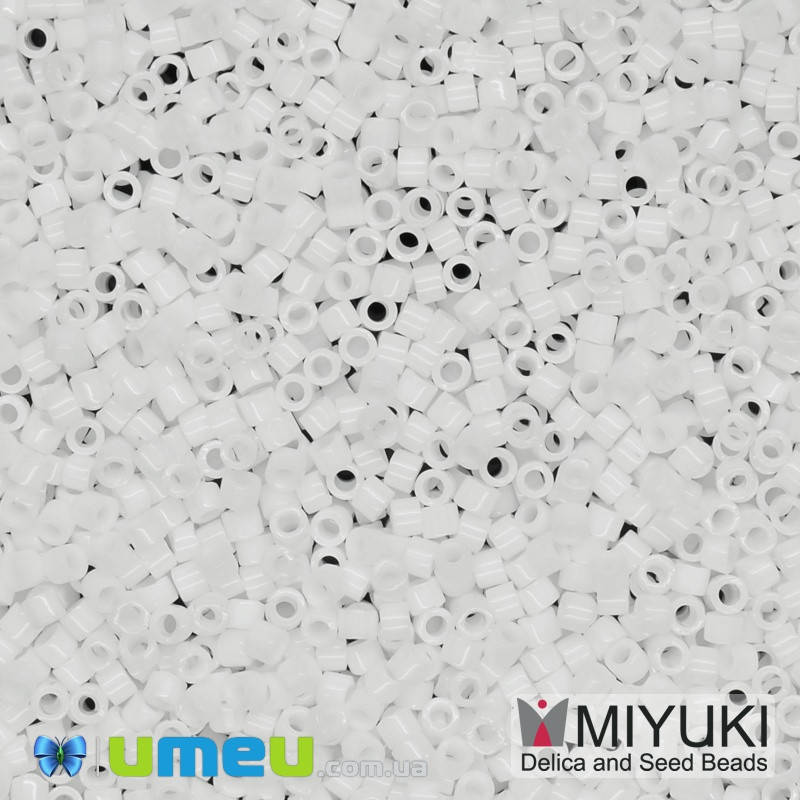 

Бисер японский Miyuki Delica 11/0 DB200, Белый, 3 г (BIS-038851)