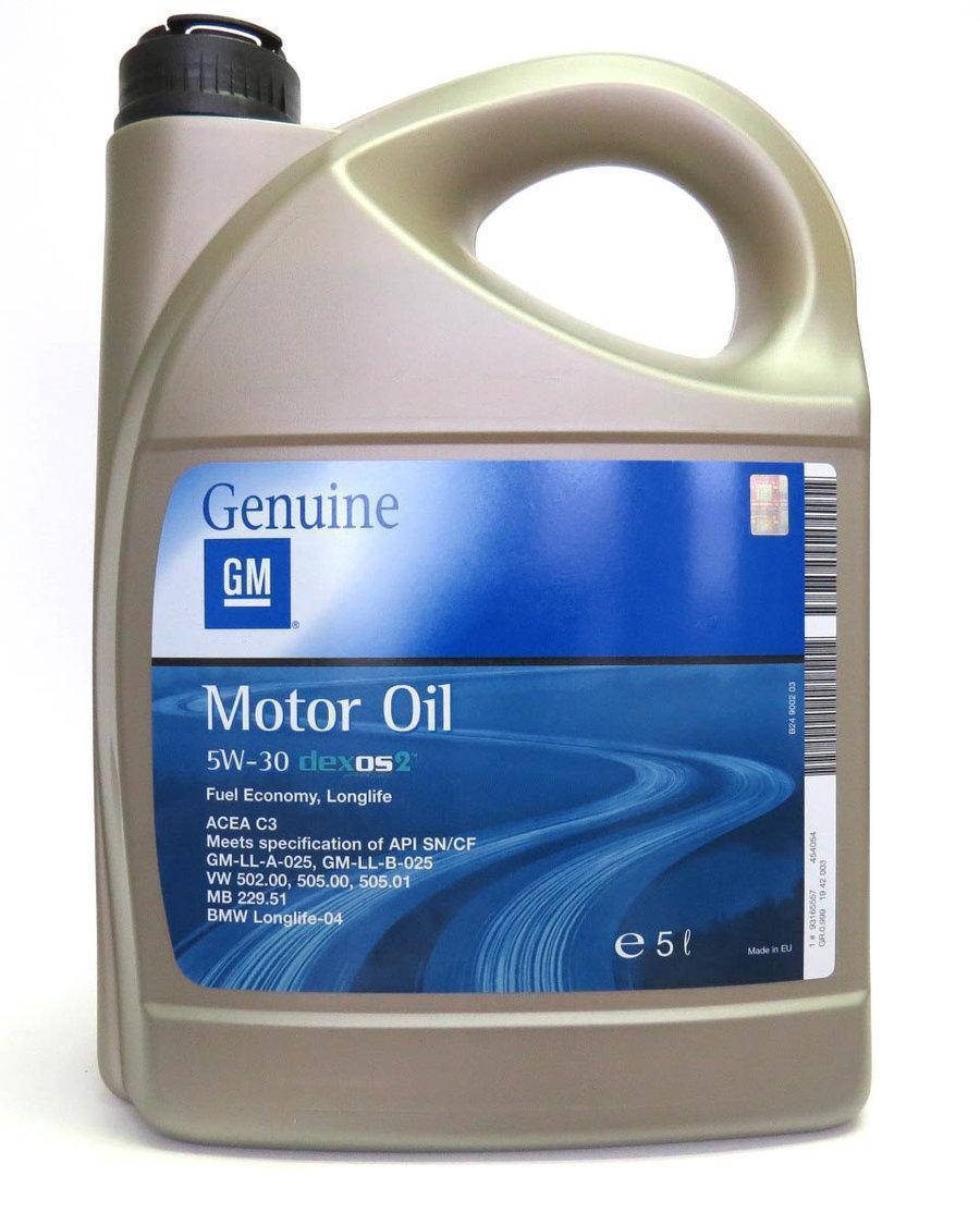 

Моторное масло GM Dexos 2 Longlife 5w-30 5л (1942003)