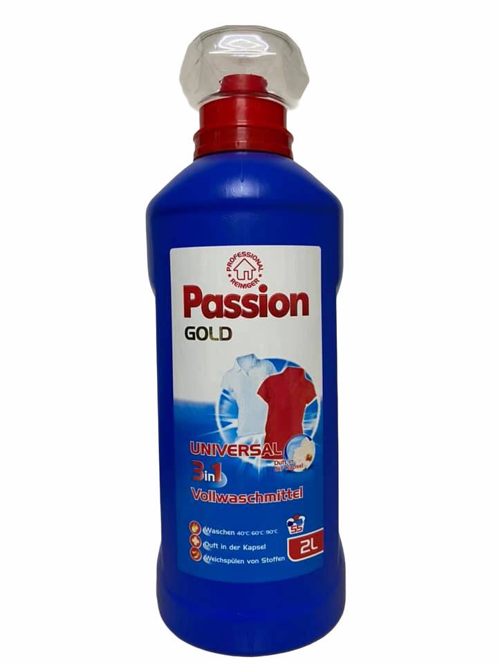 

Гель для прання Passion Gold universal 3 в 1 2 л (55 циклів прання) 4260145998136
