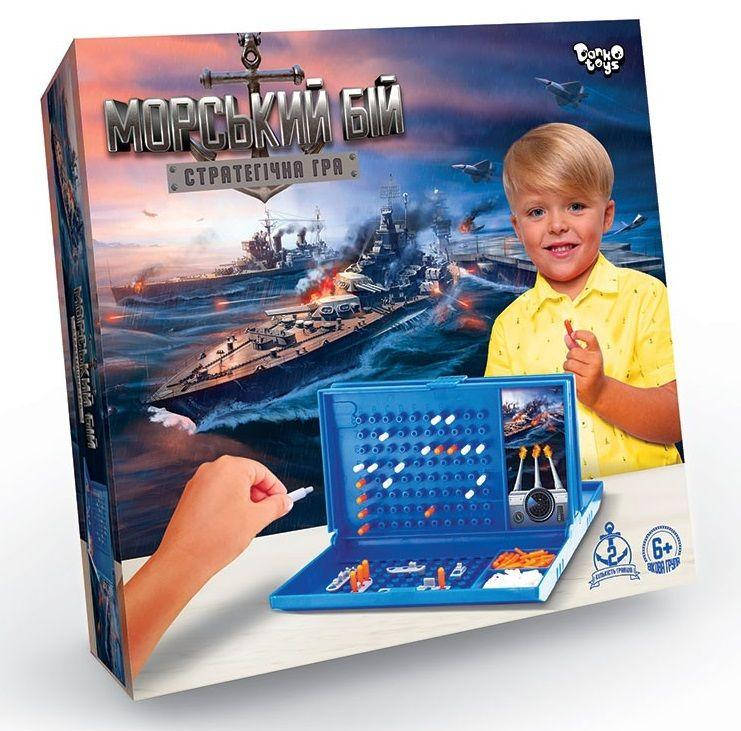 

Настольная игра "Морской бой", Danko Toys G-MB-01U
