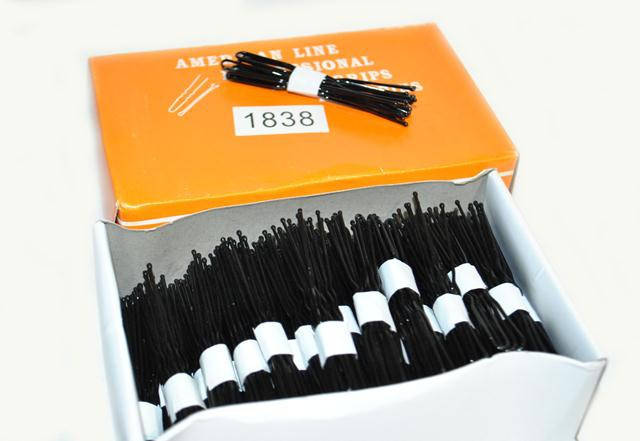 

Шпильки для волос черные набор 500 штук, Черный