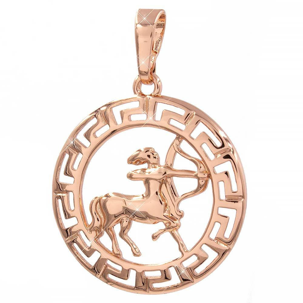 

Подвеска Знак Зодиака Стрелец 2,5 см (Медицинское золото)