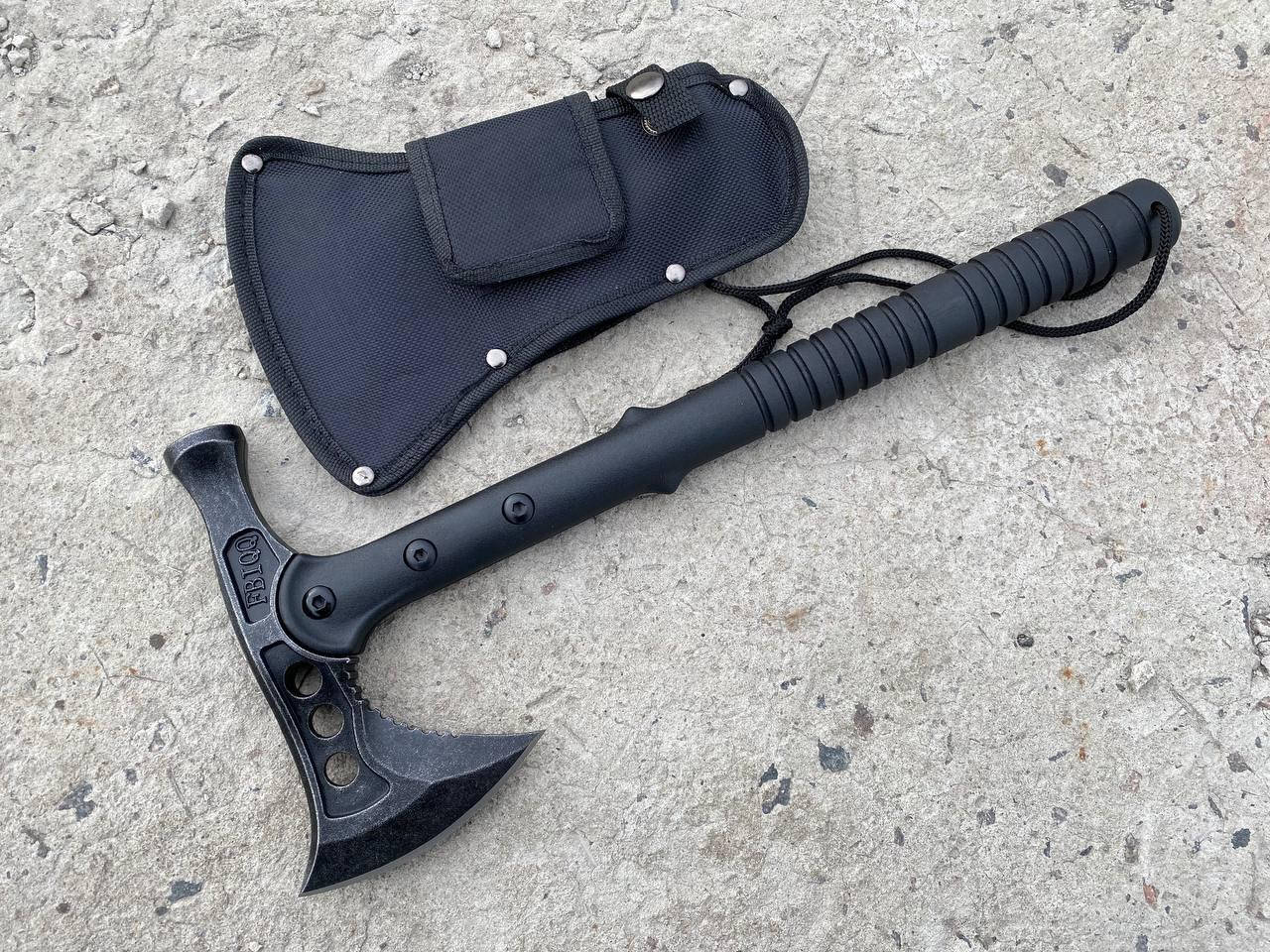 

Топор охотничий туристический тактический походный томагавк черный