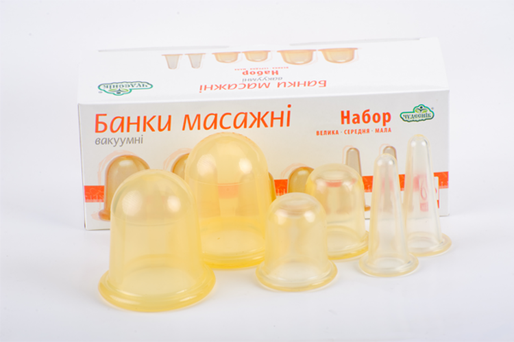 

Силиконовые банки для массажа чудесник (6шт)