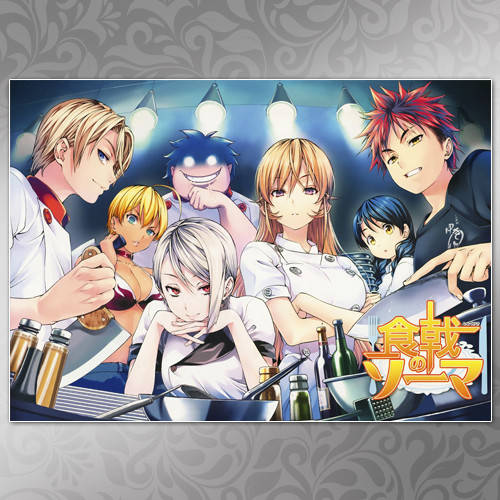 

Плакат Аниме Shokugeki No Souma 01