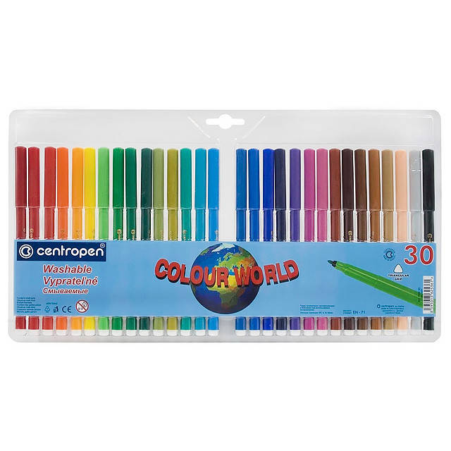 

Набор фломастеров Centropen Colour World 30 шт 7550/30
