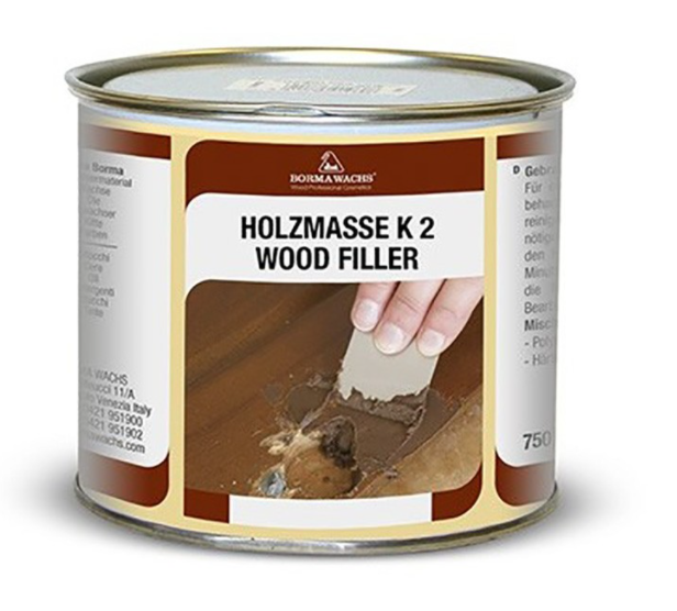 

Двухкомпонентная шпаклевка для дерева Borma Wachs Holzmasse 2K все цвета 1кг