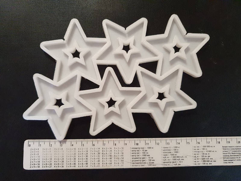 

Молд силиконовый для леденцов Звезды