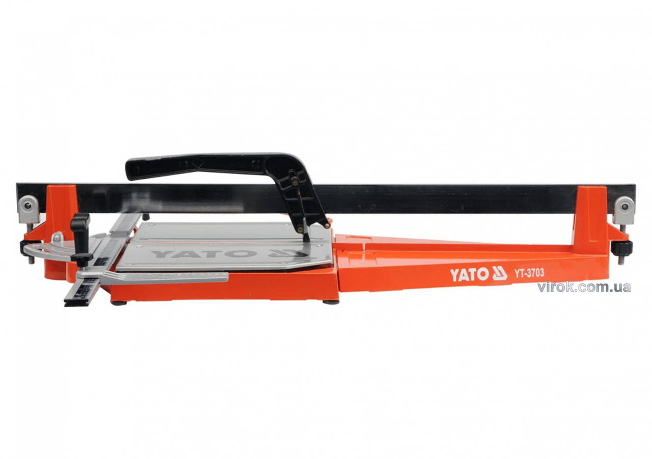 

Плиткоріз ручний YATO з ковзаючим повзунком і направляючою l= 63 cм YT-3703