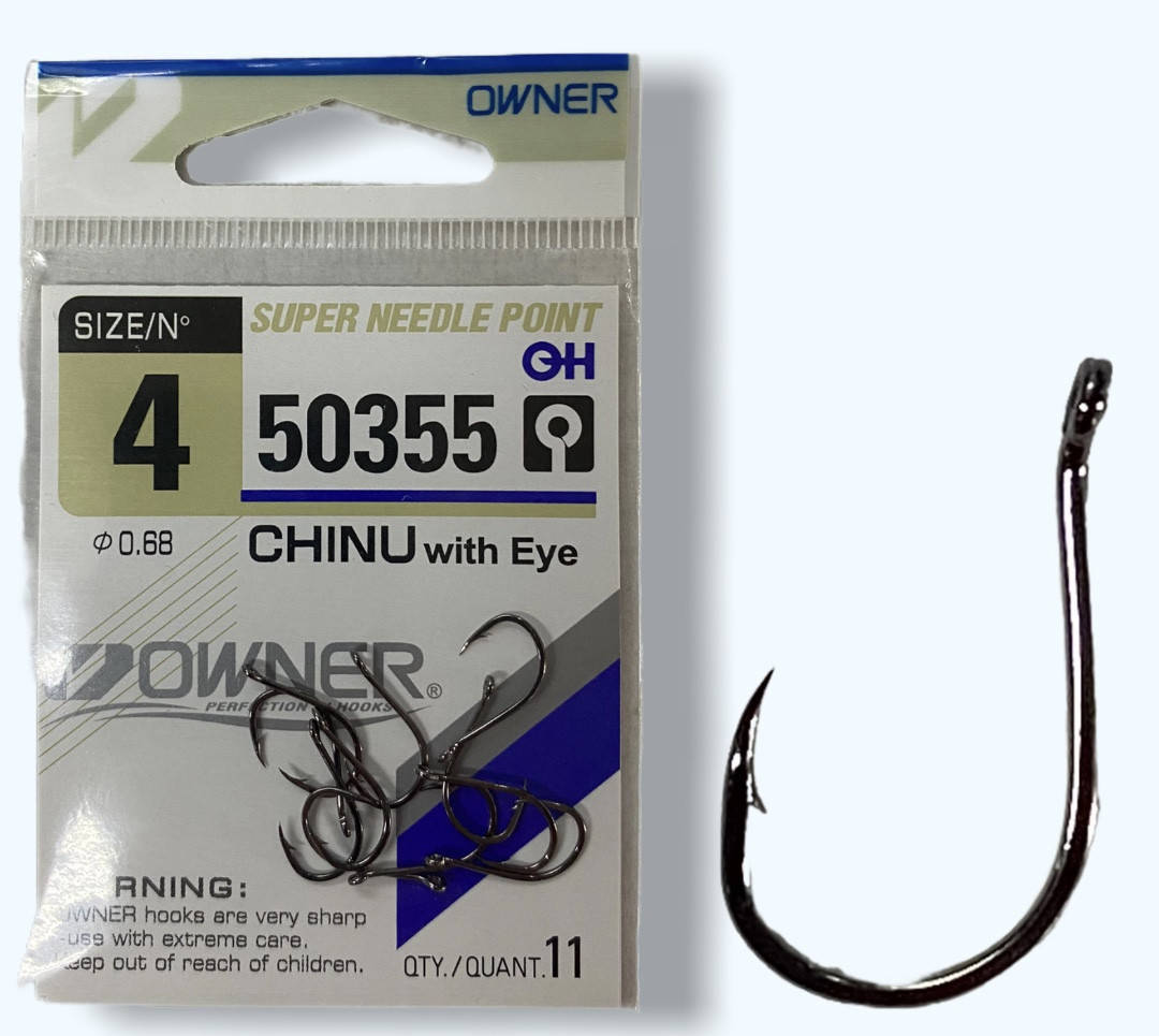 

Крючки OWNER 50355 CHINU wiht Eye 4