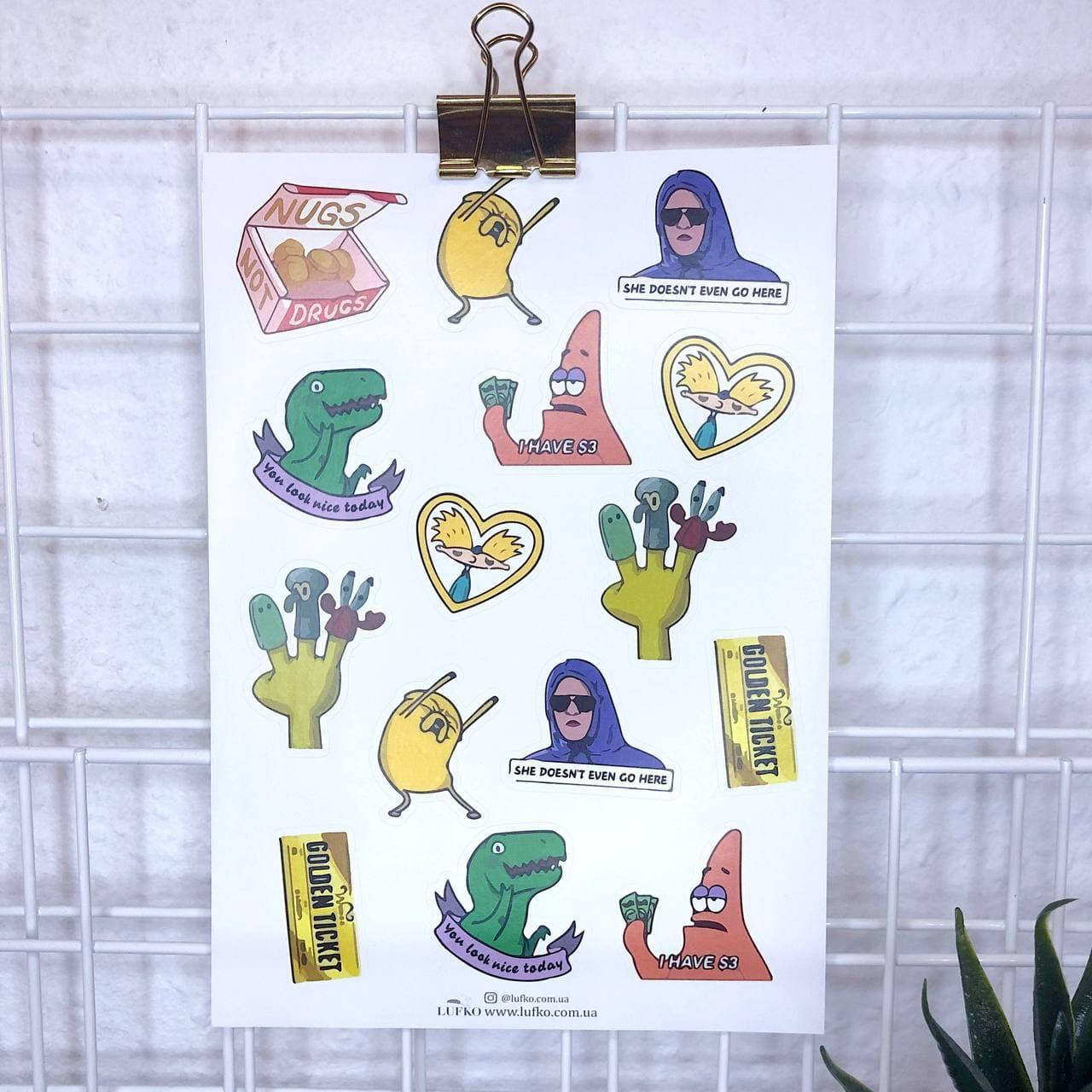 

Наклейки Trend Lufko А5, Разные цвета