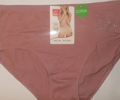 

Трусики высокие женские р 52 ХХL хлопковые трусы, Бежевый
