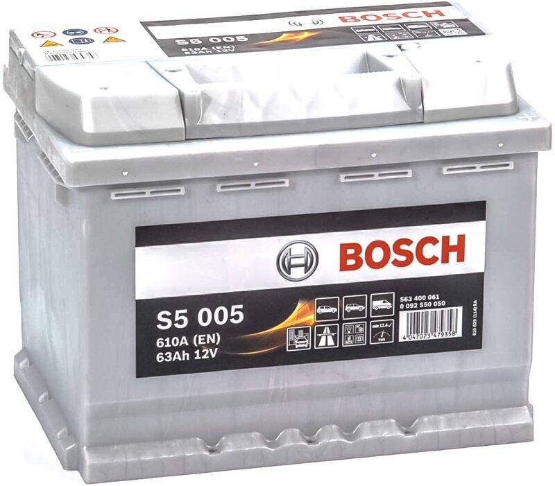 

Аккумулятор автомобильный Bosch 6СТ-63 S5 Silver Plus (S50 050)