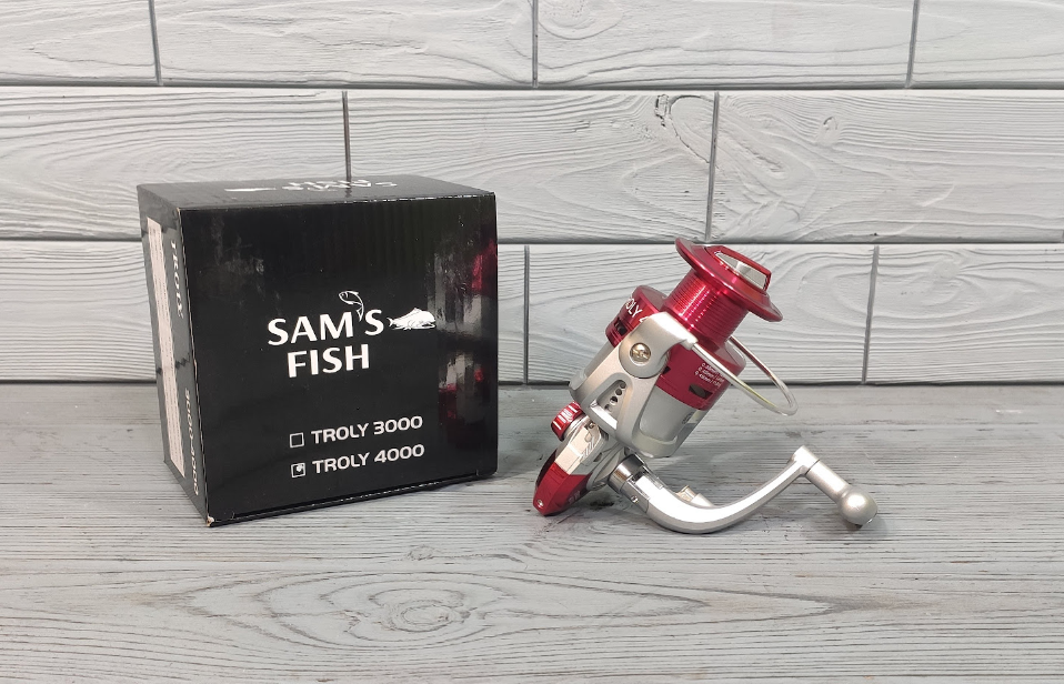 

Катушка рыболовная Sams Fish  5BB SF23970 с металлической шпулей