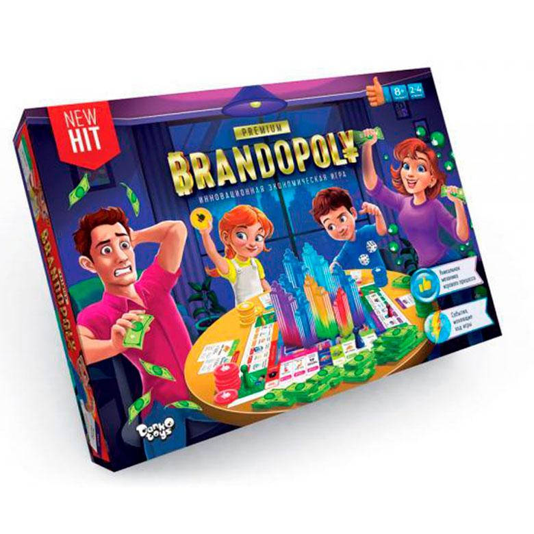 

Игра настольная DankoToys DT BrP-01-01 Брендополия Premium